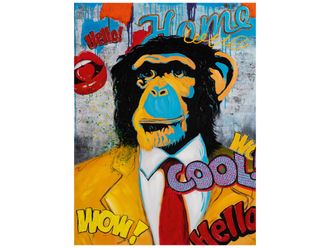 Schubiger M&ouml;bel Bild Pop Art Affe