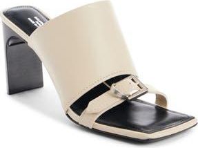 Balenciaga Bel Air Slide Sandal in Soya/Aged Silver at Nordstrom Rack, Size 11Us / 41Eu