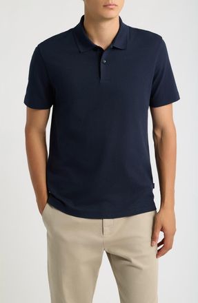 BOSS Parlay Short Sleeve Polo in Dark Blue at Nordstrom, Size Xx-Large