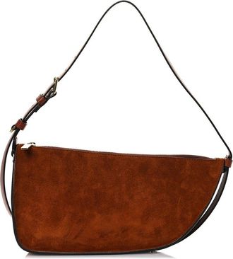 Burberry Bruciato Suede Small Shield Sling Bag (Authentic Pre-Loved)