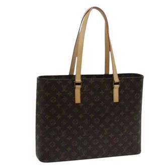 Louis Vuitton Pre-owned Tote Bags, female, Brown, Size: ONE SIZE Pre-owned Luco Tote Bag