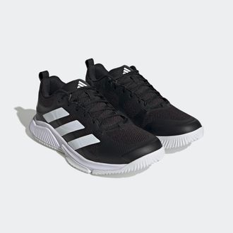adidas Hallenschuh ADIDAS PERFORMANCE COURT TEAM BOUNCE 2.0, Herren, Gr. 41, schwarz-weiss (core schwarz, cloud wei&szlig;, core schwarz), Synthetik, Textil, Schuh