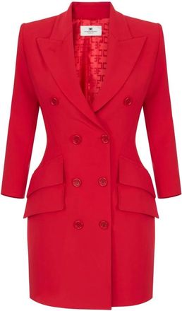 Elisabetta Franchi Short Kleedjes - Dames - Korte kleedjes - Rood - M - Kleedjes
