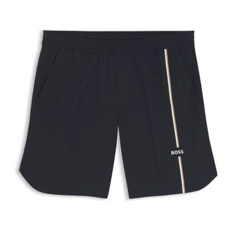 HUGO BOSS Korte Broeken, Heren, Blauw, XL, Active Tennis Shorts