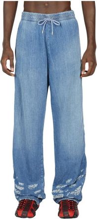 Diesel D-Martian Jeans - Heren - Loose Fit Jeans - Blauw - W26 - Katoen - Jeans
