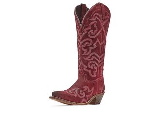 Laredo Sierra Rose Womens Boots Red : 7.5 B - Medium, Leather