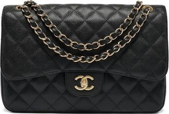 Chanel Borsa a spalla Jumbo Classic - Nero