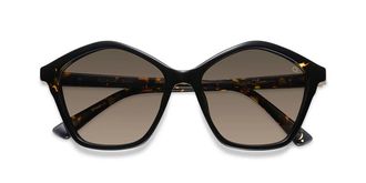 Etnia Barcelona Florida BKHV Womens Sunglasses Black Size 55