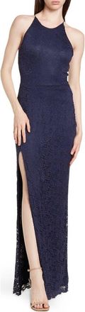 By Design Vesta Stretch Lace Maxi Dress in Navy Blazer at Nordstrom Rack, Size X-Large