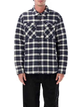 Patagonia Lightweight Insulated Fjord Flannel Shirt With Classic Checkered Pattern