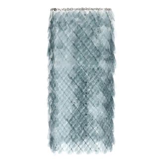 Paco Rabanne Falda midi - Skirts - Mujer - Azul - S
