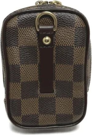 Louis Vuitton Tweedehands Canvas Louis Vuitton tassen - Dames - Vintage Schoudertas - Bruin - ONE Size - Vintage
