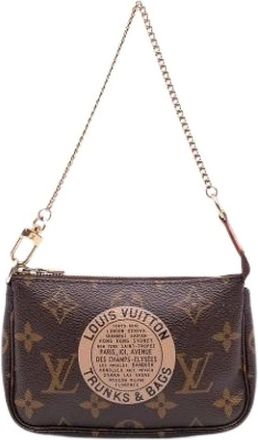 Louis Vuitton Pre-owned Mini Bags, female, Brown, Size: ONE SIZE Pre-owned Canvas Mini Bag