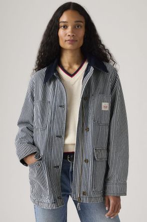 Levi's Giacca a righe Bree Barn - Donna - XS - Blu / Conduct Yourself