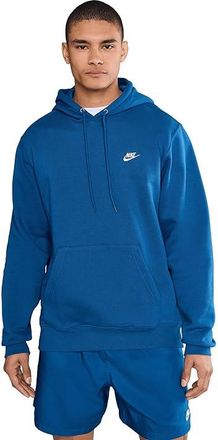 Nike Club Basketball Pullover Hoodie Mens Sweatshirt Court Blue/Court Blue/Light Khaki : 2XL, Cotton/Polyester