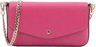 Pourchet Club Pochette - Dames - Clutches - Roze - ONE Size - Leer - Tassen