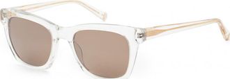 Kate Young for Tura Womens K532-CRY-52 K532 52 CRY For Tura Sunglasses - Transparent - One Size