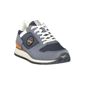 Napapijri Colour-Block Nylon and Rubber Sneaker - Blue