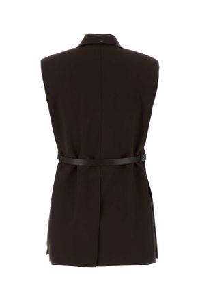 Sportmax Gettone Vest - Brown