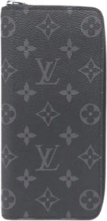 Louis Vuitton Pre-owned Wallets, male, Black, Size: ONE SIZE Pre-owned Long wallet (bi-fold)