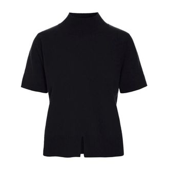 Bitte Kai Rand Truien & Vesten, Dames, Zwart, 2Xl, Kasjmier, Fijngebreide coltrui top