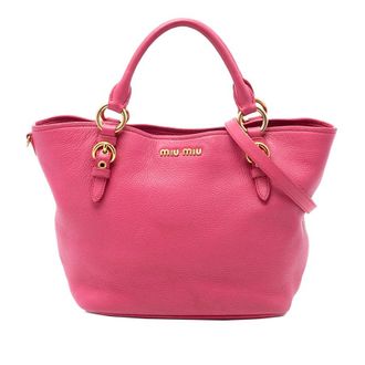 Miu Miu Pre-owned Miu Miu Vitello Phenix Satchel Ladies ZK1D5TR4O83OLVOM