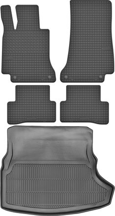 OEM Juego De Alfombrillas De Goma Para Coche Y Maletero Para Mercedes Clase C Iv W205 Sed&aacute;n/limusina (desde 2014)