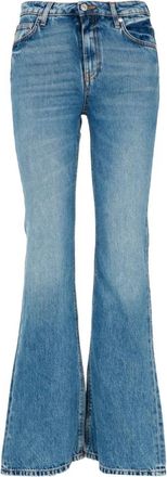 Roy Rogers Flared Jeans - Dames - Flared Jeans - Blauw - W32 - Katoen - Jeans