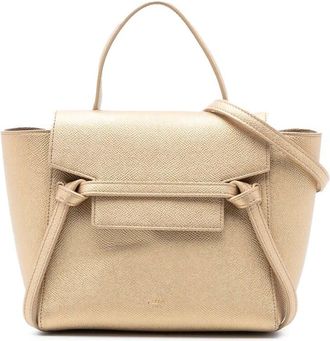 Celine Pre-owned Celine Nano Grained Calfskin Belt Bag Ladies U-GA-0179