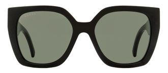 Gucci GG1300S Square Web-Embossed Sunglasses - Black