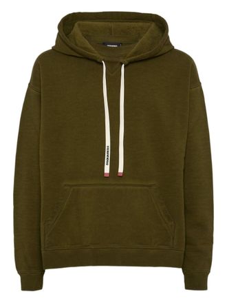 Dsquared2 Khaki Pull-Over Hoodie