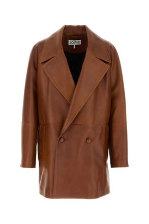 ジャケット・アウター LOEWE 00s Moleskin Trench Coat Loewe Trench Coat in Natural | Lyst