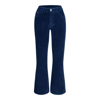 H&eacute;st H&eacute;st - Wijde broek - Dames - Broeken - Blauw - Maat: S Linnen