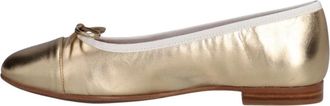 Billi Bi Gouden Nappa Ballerina Schoen - Dames - Ballerinas - Geel - 39 EU - Leer - Schoenen