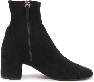 Roberto Festa Milano Zwarte Su&egrave;de Stretch Laarzen - Dames - Laarzen met Hak - Zwart - 36 EU - Su&egrave;de - Schoenen