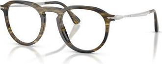 Persol 49mm Rectangle optical glasses in Green at Nordstrom