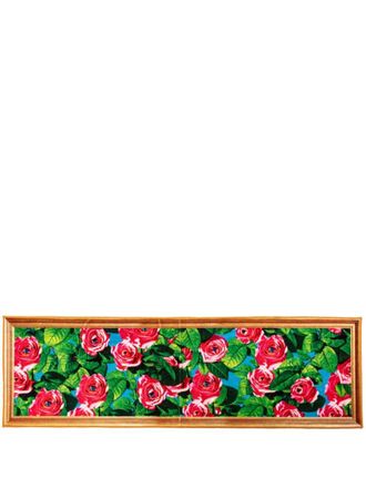 Seletti Roses With Eyes mat (200x60cm) - unisex - Polyester/Recycled Plastic - One Size - Multicolour