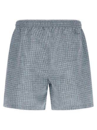 Brunello Cucinelli Mens Blue Polyester Swim Shorts