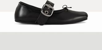 Vivienne Westwood Alice Ballerina Nappa Leather Black 3-36 Women