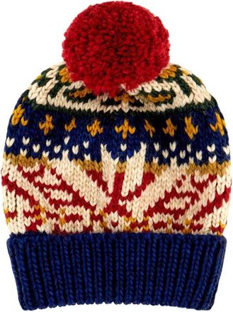 Gallo Cuffia in misto acrilico ricamato - - Accessories - unisex - Multicolore - ONE SIZE