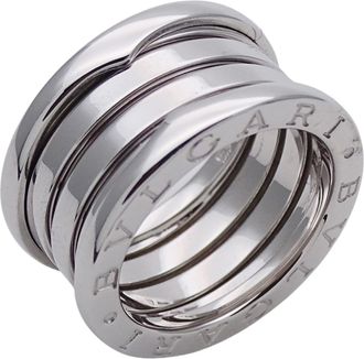 Bulgari White Gold White Gold (18K) Band Ring (Pre-Owned)