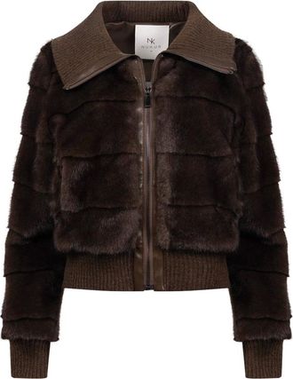 Nukus Nukus - Manuela Jacket - Dames - Jassen - Bruin - Maat: L Taf