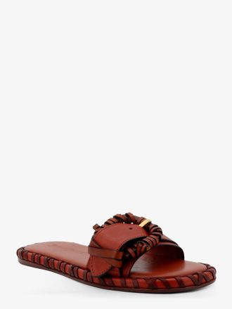 Zimmermann Womens Sandals Alchemy Brown Leather
