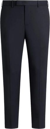 Pantaloni Torino Elegante Wol Skinny Enkellange Broek - Heren - Nette broeken - Blauw - XL - Wol - Broeken