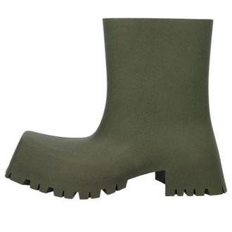 Balenciaga (WMNS) Balenciaga Trooper Boots Olive Green 679326W0FO83300