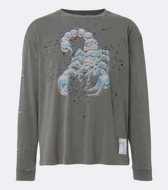 SATISFY MothTech printed cotton jersey T-Shirt
