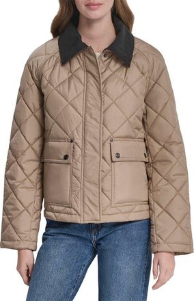 DKNY Quilted Barn Jacket