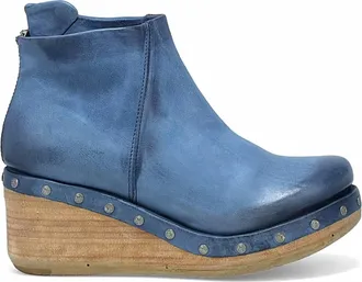 A.S.98 Womens Savina Wedge Bootie In Denim