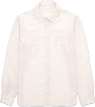Fortela Work Linen Shirt in Natural at Nordstrom, Size X-Large