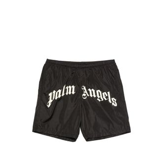 Palm Angels Logo-print Swim Shorts